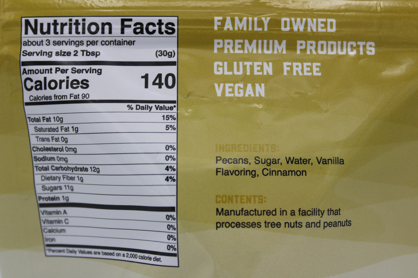 3 oz. Pouch - Cinnamon Roasted Pecans