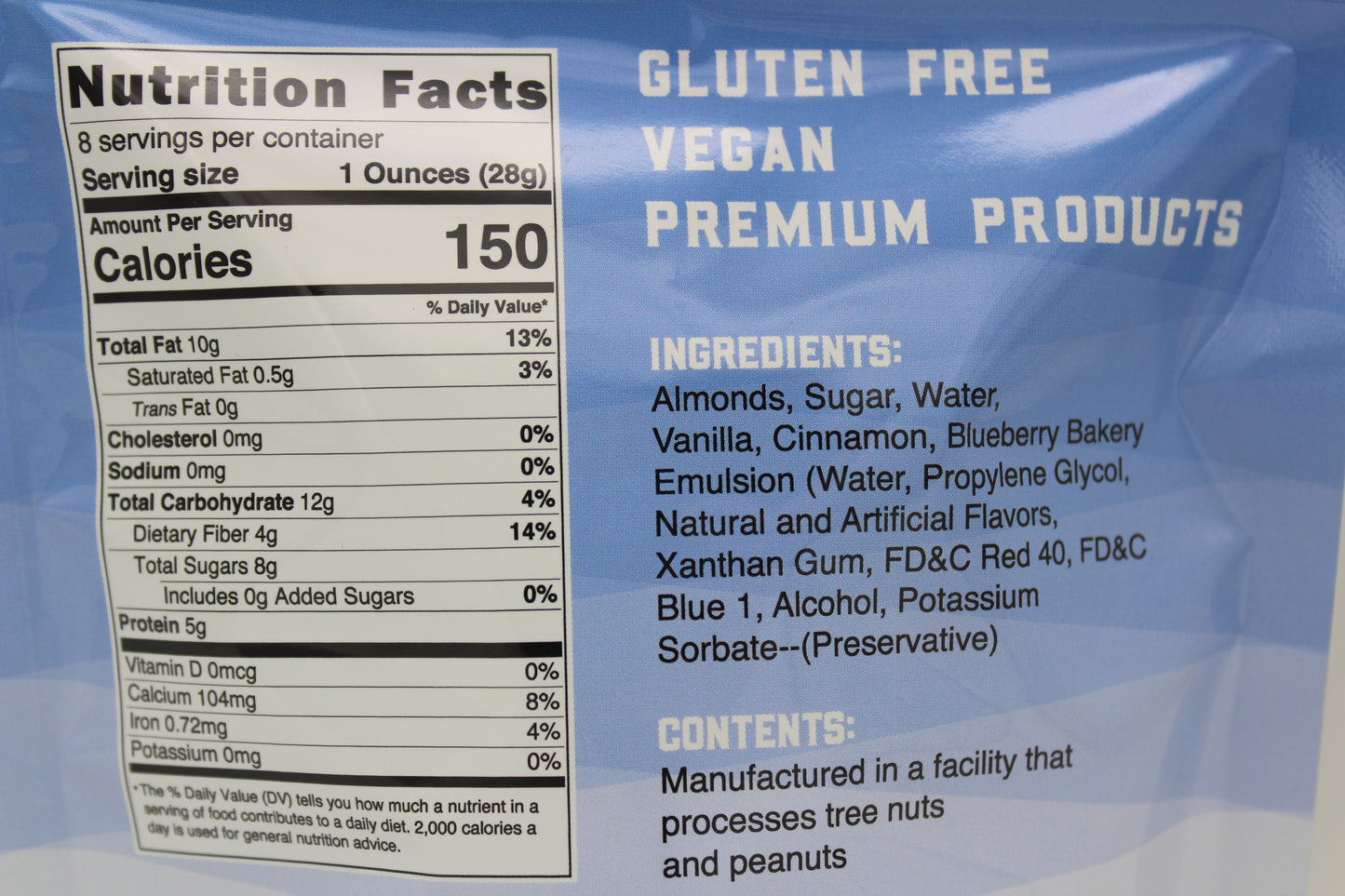 8 oz. Pouch - Blueberry Almonds