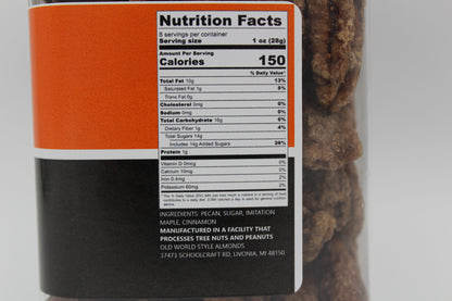 8 oz. Jar - Maple Pecans