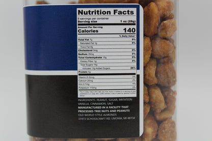 8 oz. Jar - Cinnamon Roasted Peanuts