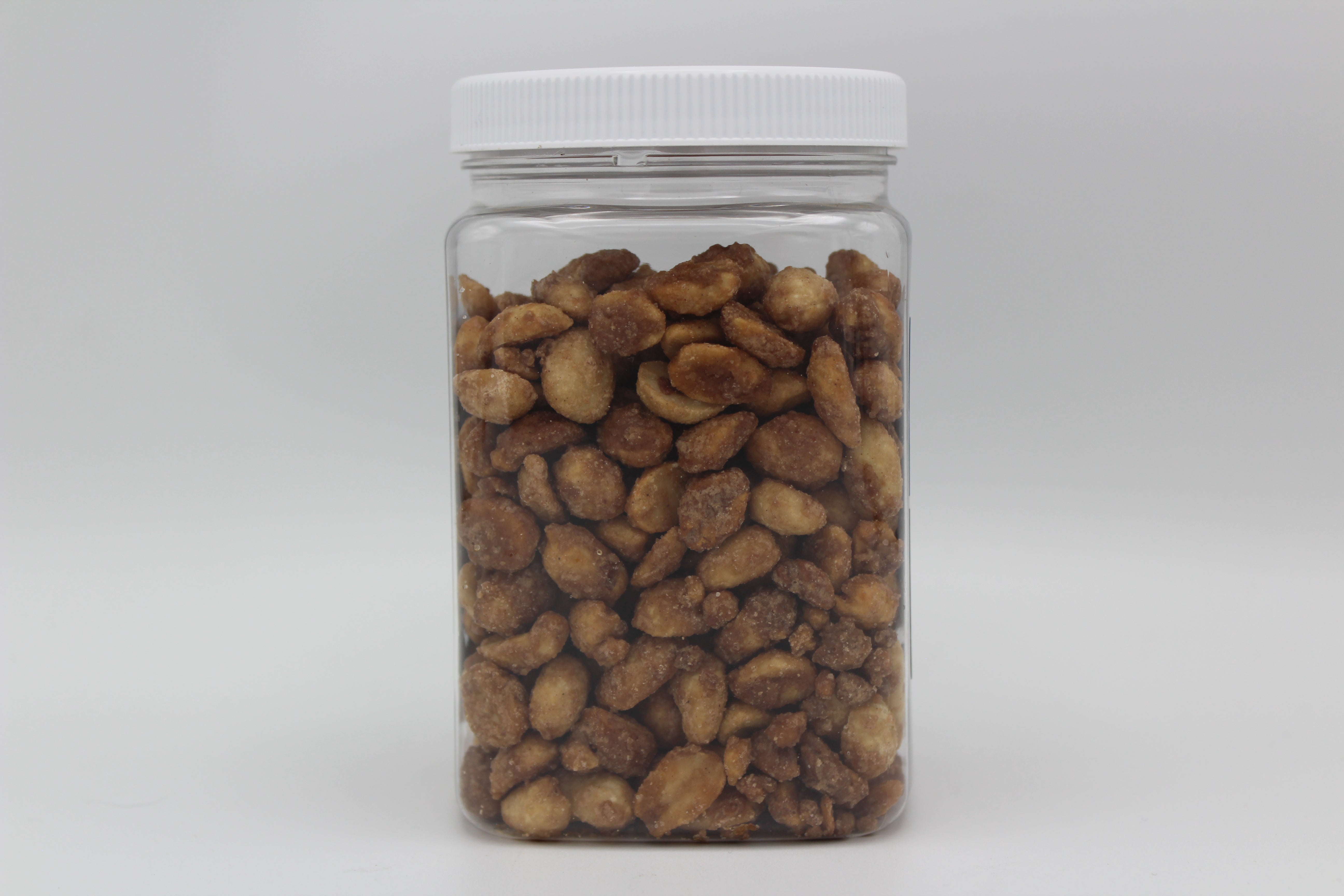 8 oz. Jar - Cinnamon Roasted Peanuts – Old World Gourmet Nuts