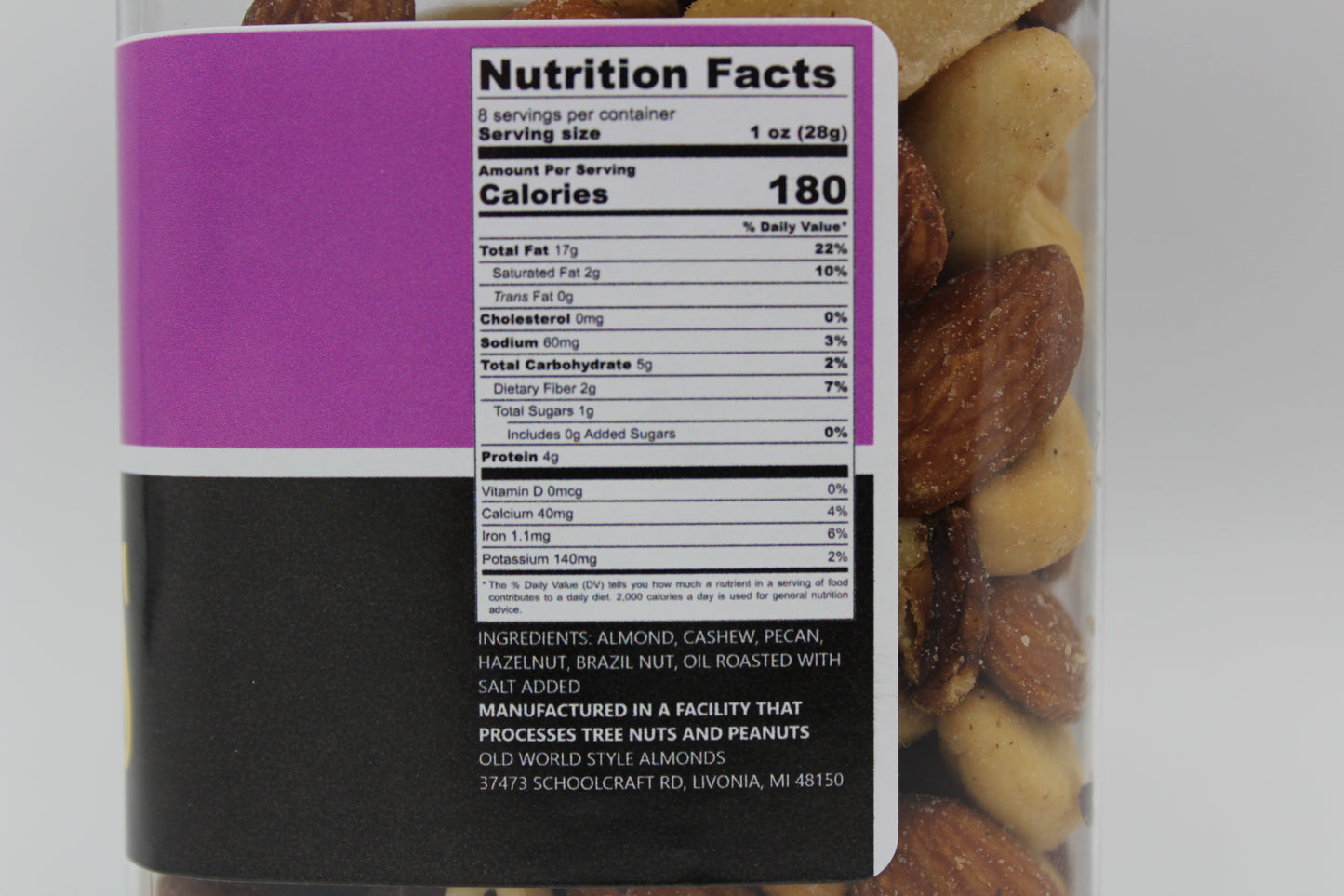 8 oz. Jar - Deluxe Mixed Nuts