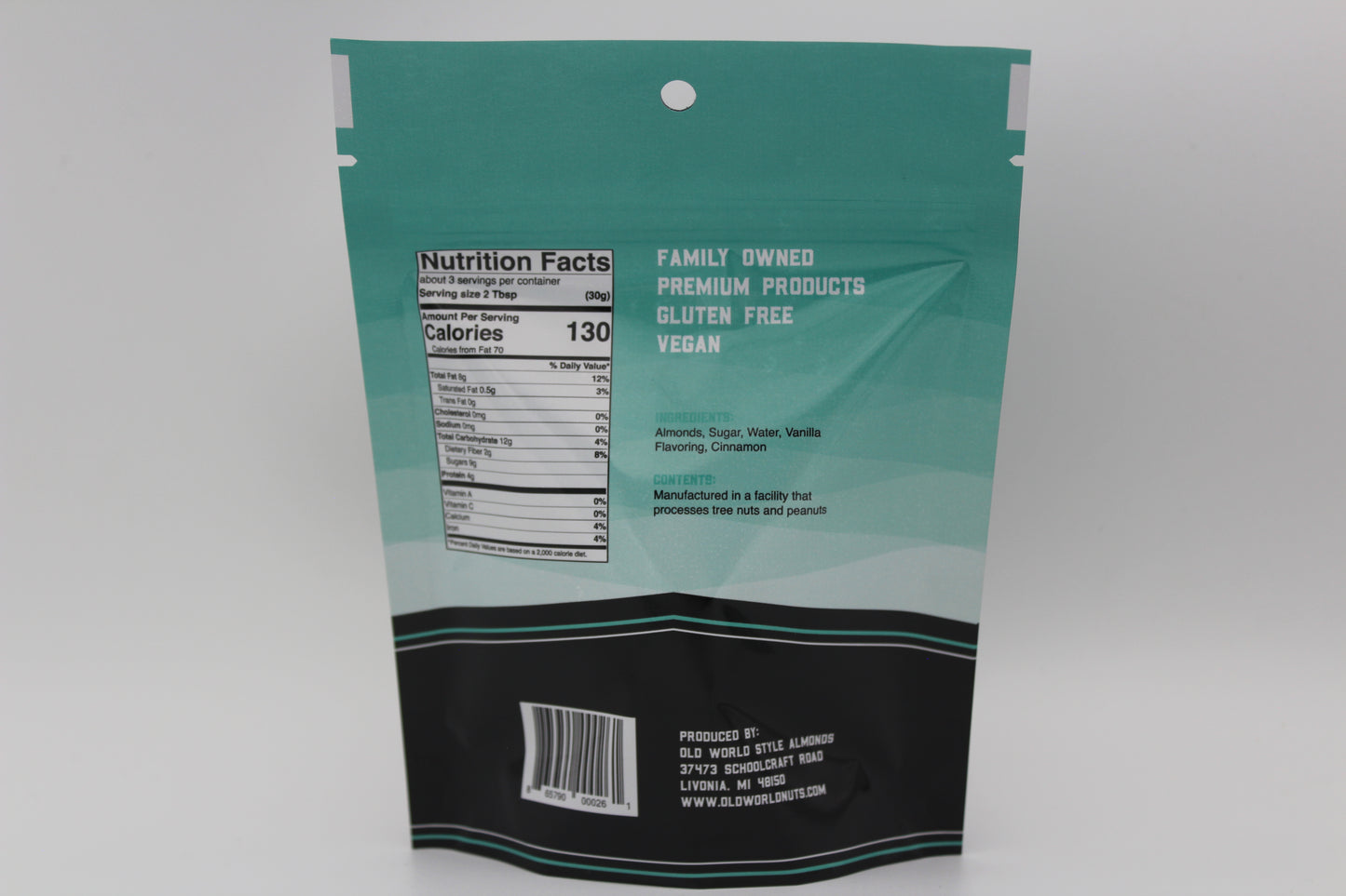 3 oz. Pouch - Cinnamon Roasted Almonds