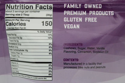 3 oz. Pouch - Cinnamon Roasted Cashews