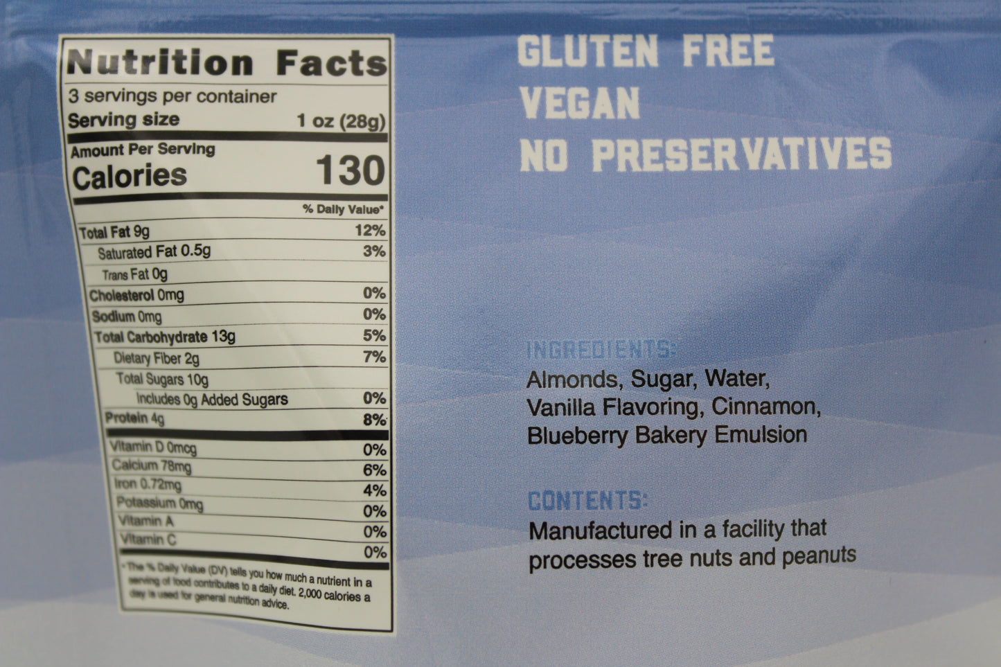 3 oz. Pouch - Blueberry Almonds