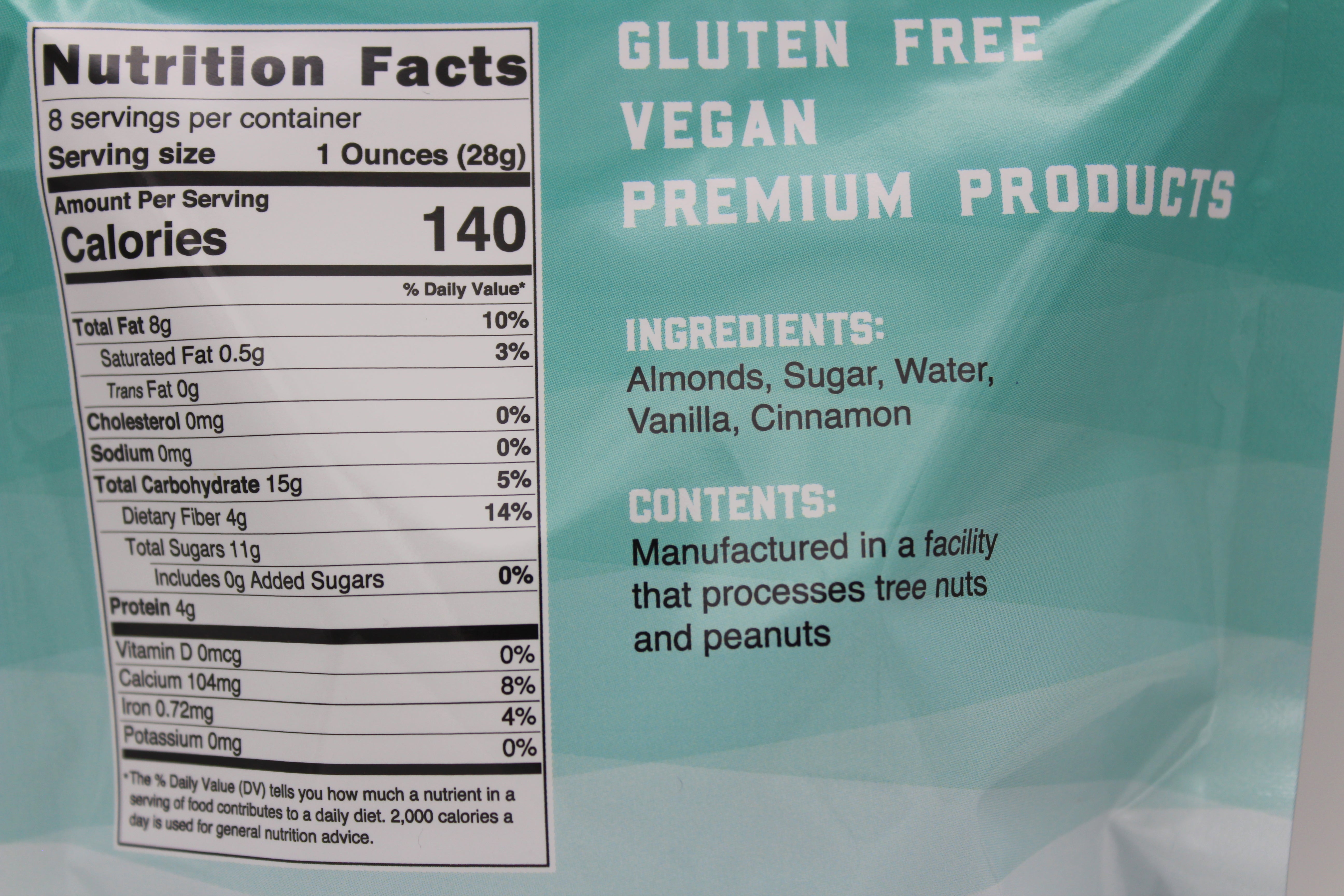 8 oz. Pouch - Cinnamon Roasted Almonds – Old World Gourmet Nuts