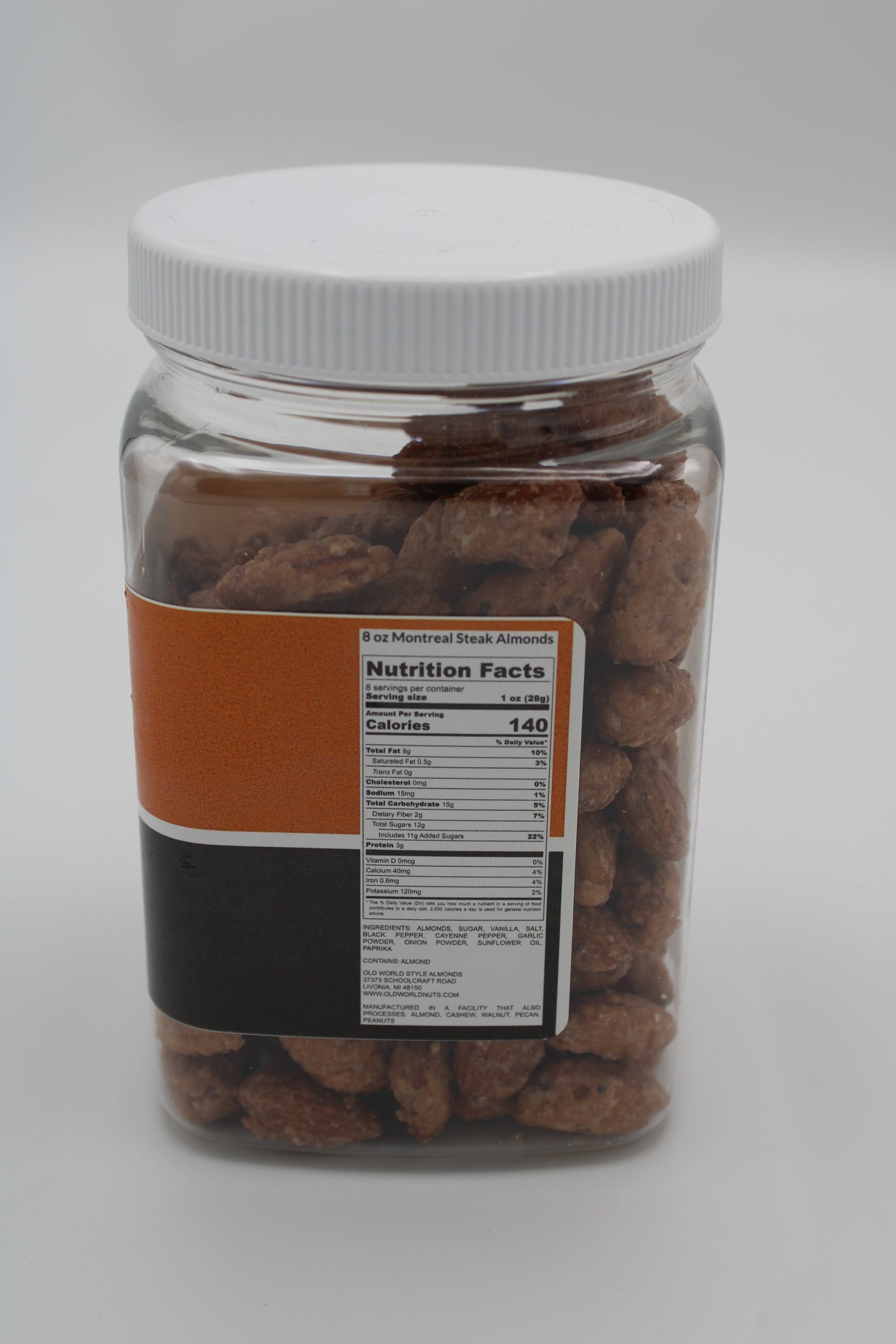 8 oz. Jar - Montreal Steak Almonds
