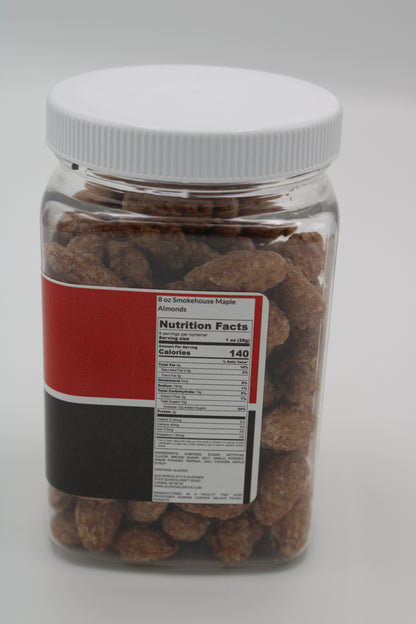 8 oz. Jar - Smokehouse Maple Almonds