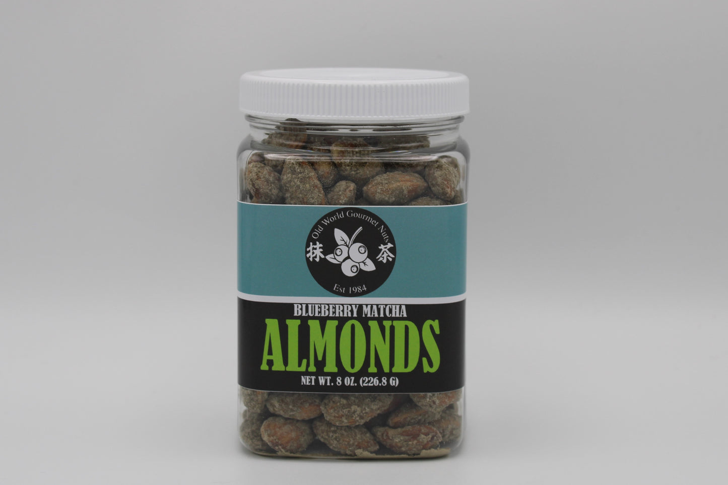 8 oz. Jar - Blueberry Matcha Almonds