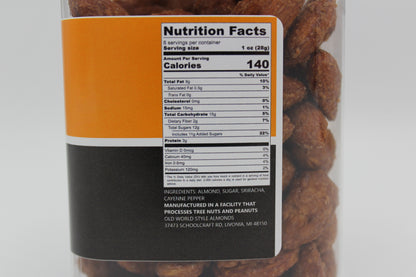 8 oz. Jar - Sweet Heat Almonds